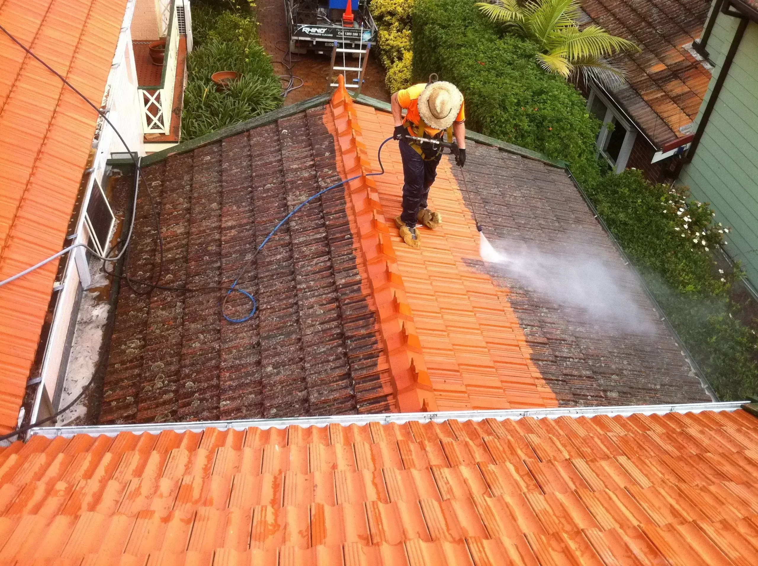 Roof washing in Auckland
